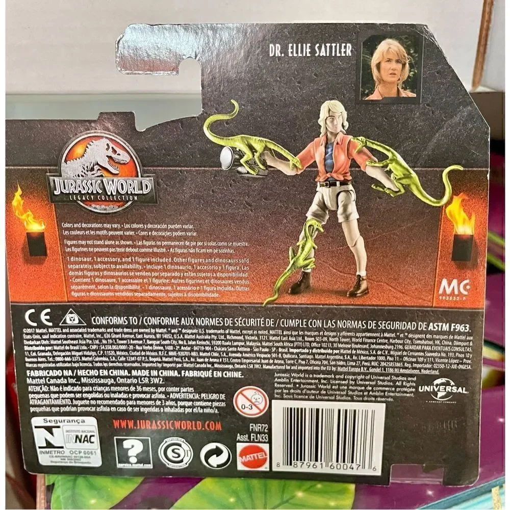 Jurassic World Legacy Collection Dr. Ellie Sattler Jurassic Park Mattel Figure 2